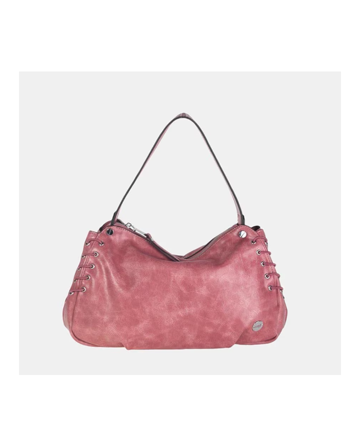 Volum Harisa Borsa a Mano granato con Tracolla Regolabile Dettagli Artigianali