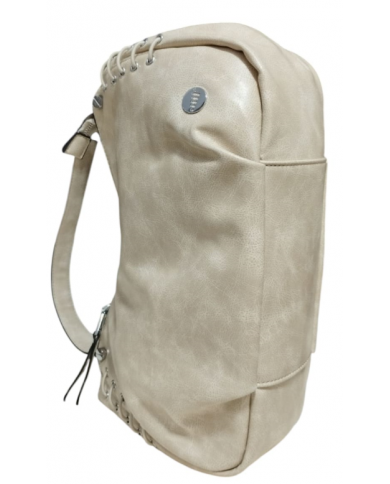 Volum Harisa Borsa a Mano beige con Tracolla Regolabile Dettagli Artigianali