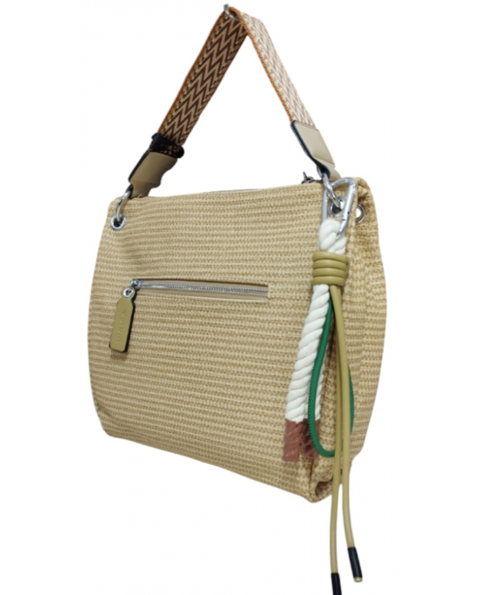 Volum Achiote Borsa a Mano con Tracolla Regolabile con porta chiavi removibile