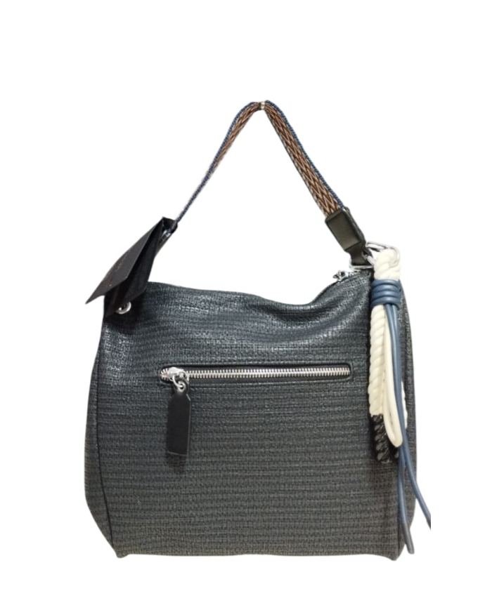 Volum Achiote nero Borsa a Mano con Tracolla Regolabile  porta chiavi removibile