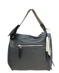 Volum Achiote nero Borsa a Mano con Tracolla Regolabile  porta chiavi removibile