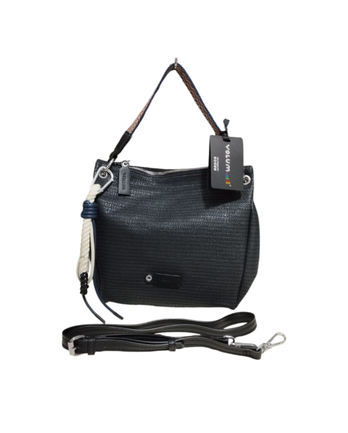 Volum Achiote nero Borsa a Mano con Tracolla Regolabile  porta chiavi removibile 8432972383744