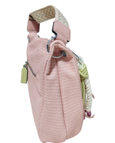 Volum Achiote rosa Borsa a Mano con Tracolla Regolabile  porta chiavi removibile