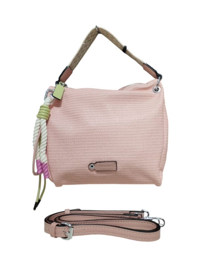 Volum Achiote rosa Borsa a Mano con Tracolla Regolabile  porta chiavi removibile 8432972383775