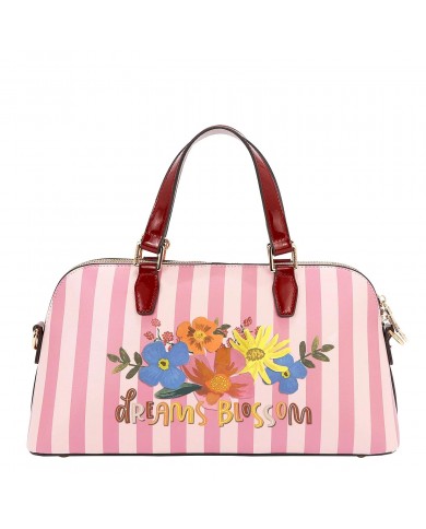 Nicole Lee Borsa Cupola Dreams Blossom Fiori Strass Tracolla Donna 33,5cm 191680155460