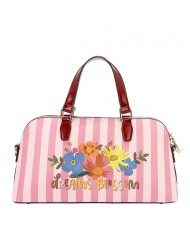 Nicole Lee Borsa Cupola Dreams Blossom Fiori Strass Tracolla Donna 33,5cm 191680155460