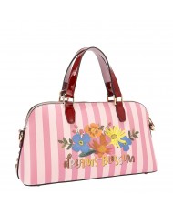 Nicole Lee Borsa Cupola Dreams Blossom Fiori Strass Tracolla Donna 33,5cm