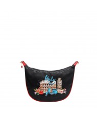 Nicole Lee Borsa a Spalla MARTHA TRAVELS ITALY Tracolla Regolabile 33x23cm