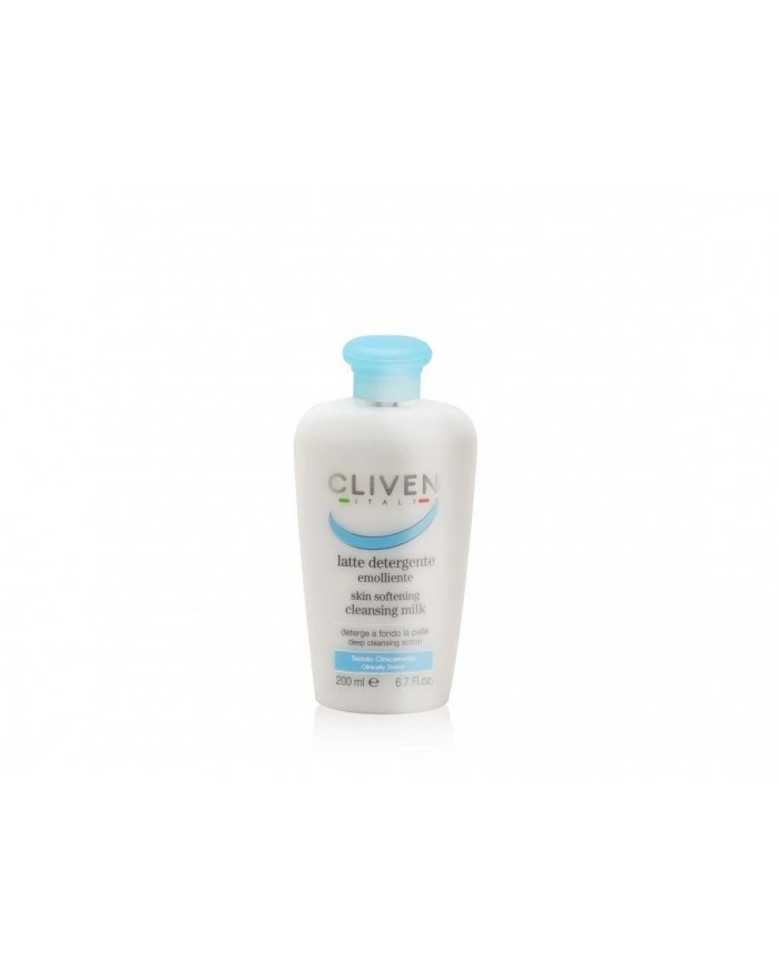 CLIVEN Cleansing Milk 200ml Latte Detergente Viso Idratante Delicato Donna 8014530000227