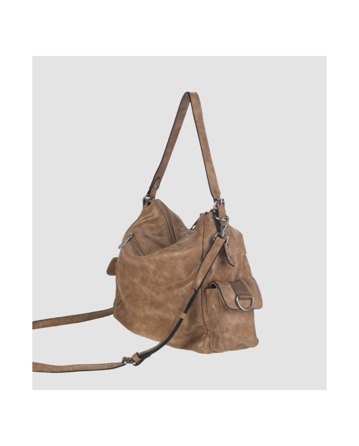 Volum Borsa a Spalla Effetto Lavato PU VB25008/11 Donna 32x28cm