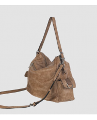 Volum Borsa a Spalla Effetto Lavato PU VB25008/11 Donna 32x28cm