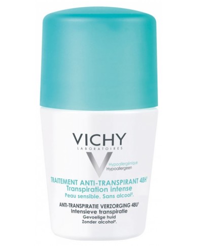 Vichy Deodorante Roll-On 48H Anti-Traspirante 50ml Senza Alcool e Profumo 3337871310868
