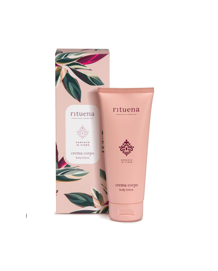 RITUENA damasco in fiore crema  Corpo 200ml Idratante con Burro di Karité