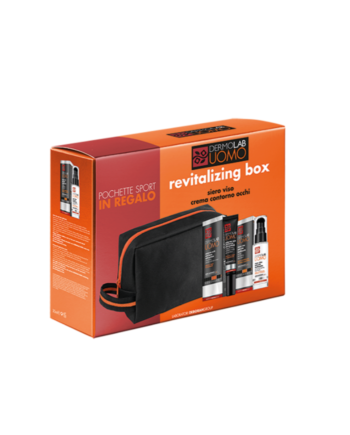 Dermolab Uomo revitalizing Box Kit crema viso antietà contorno occhi  Regalo
