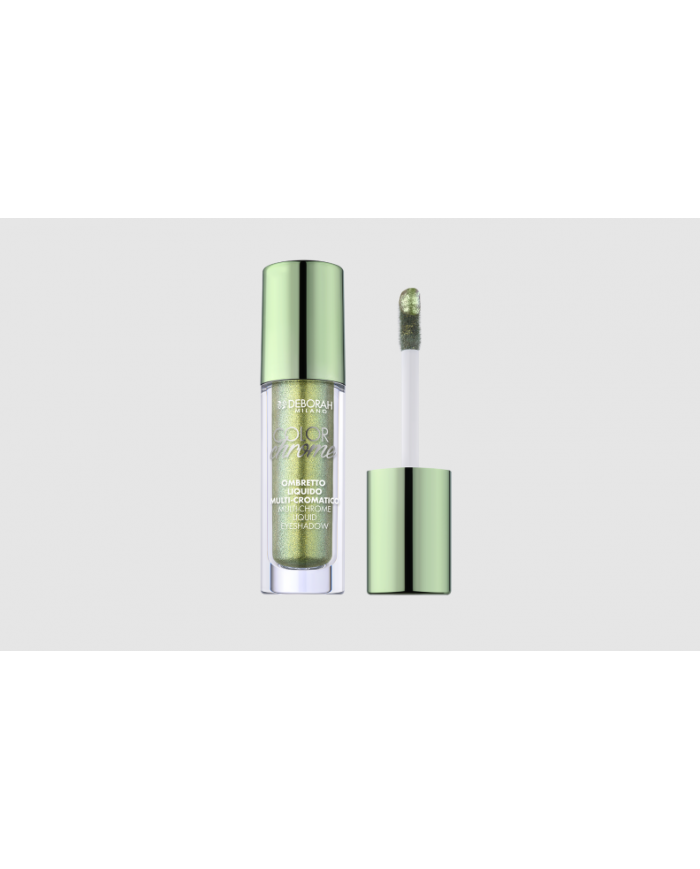 Deborah Chrome Liquid Eyeshadow N.04 Lux Green ombretto liquido persistente 8009518478396