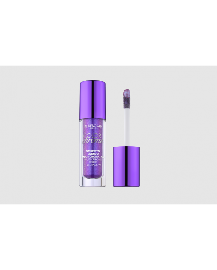 Deborah Chrome Liquid Eyeshadow  02 Ultra Violet ombretto liquido persistente