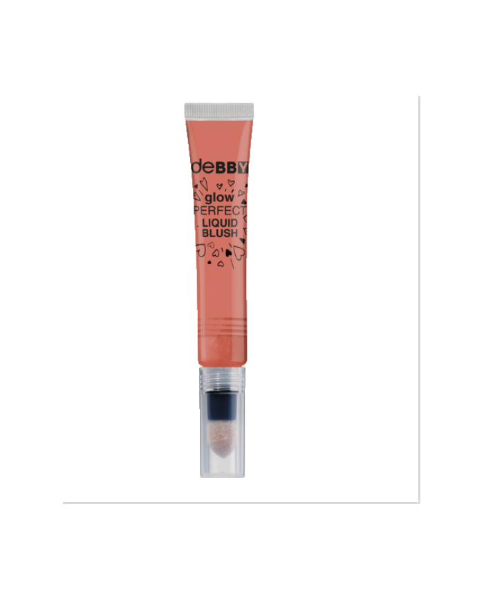 DEBBY GLOW PERFECT LIQUID BLUSH N.01 CORAL FARD LIQUIDO COLORATO 8009518473278