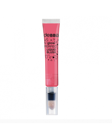 DEBBY GLOW PERFECT BLUSH N.02 PINK FARD LIQUIDO COLORATO CON SFUMINO 8009518473292