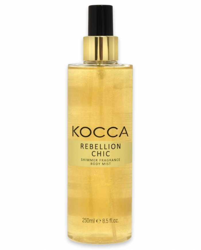 KOCCA ACQUA PROFUMATA GLITTERATA  REBELLION CHIC  PER IL CORPO 250ML VAPO