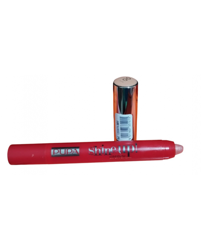 PUPA Shine Up! Lipstick N001  Lips Rossetto Matita Effetto Scintillante