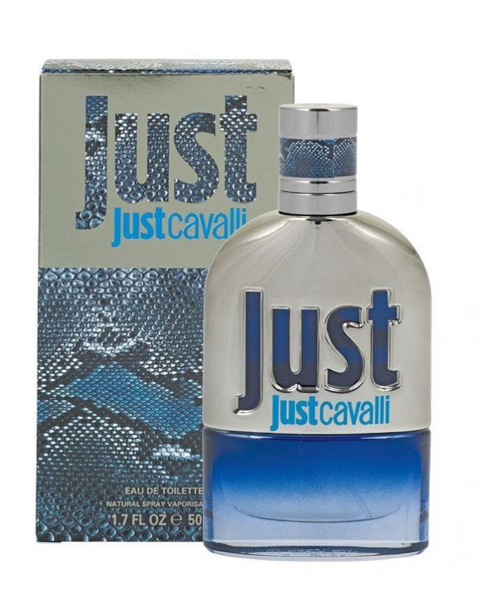 ROBERTO CAVALLI Just Cavalli Uomo Eau de Toilette 50ml – Fragranza Sensuale 8052464896950