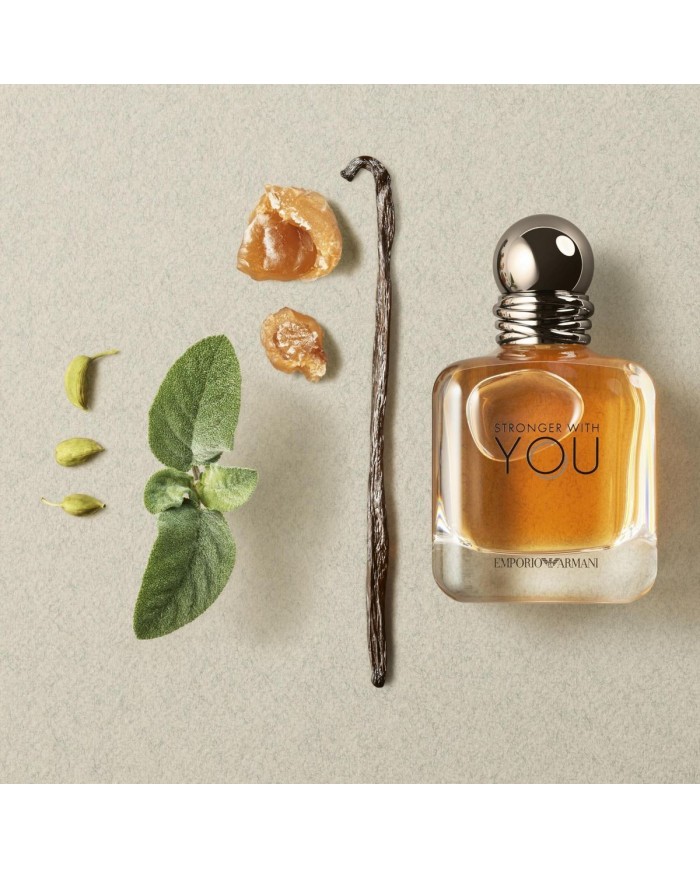 EMPORIO ARMANI STRONGER WITH YOU EDT Uomo 100ml Spray Originale Cardamomo Vanigl