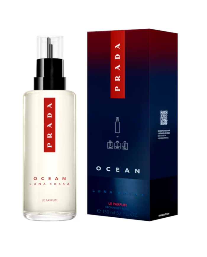 PRADA Luna Rossa Ocean Le Parfum Ricarica Uomo 150ml – Profumo Intenso e Marino 3614274139402