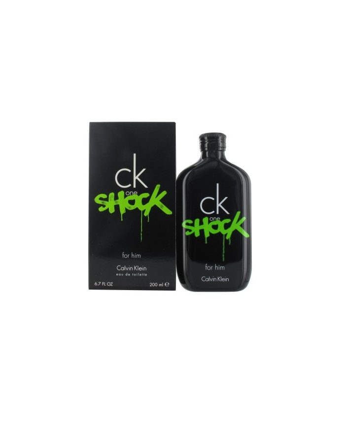 CALVIN KLEIN CK One Shock For Him 200ml – Fragranza Giovane e Decisa Uomo  3607342401426