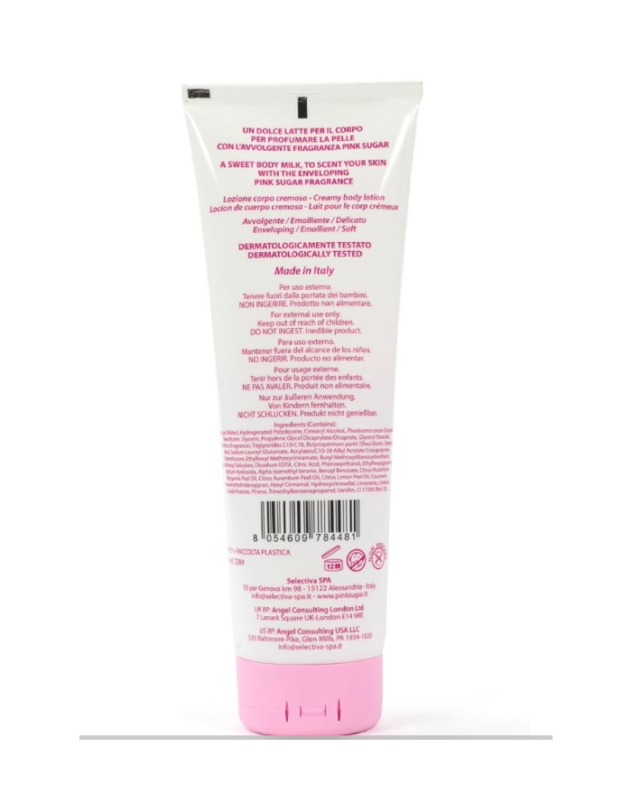 Aquolina Pink Sugar Lozione Corpo 250ml body lotion Profumata Donna