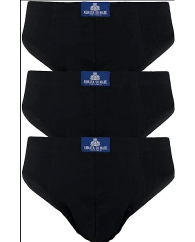 Armata di mare 3 Slip Mutande da Uomo Cotone Elasticizzato blu