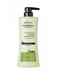 BIOPOINT Shampoo 5 Azioni Liscio Assoluto 400ml Polimeri Thermo-Attivi Latte 8052862410765
