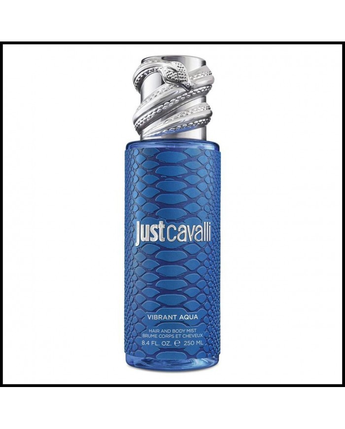 JUST CAVALLI Vibrant Aqua Acqua Profumata Corpo 250ml Donna Fresca Luminosa 8052464898107