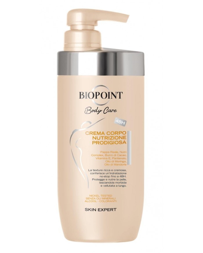 Biopoint Crema Corpo Nutrizione Pelli Secche Ultra Idratante 500ml 8051772485016