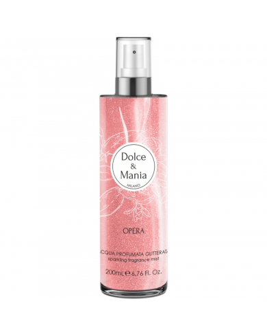 DOLCE MANIA Acqua Profumata Glitterata 200ml Donna Fragranza OPERA Vaniglia 8055519862931
