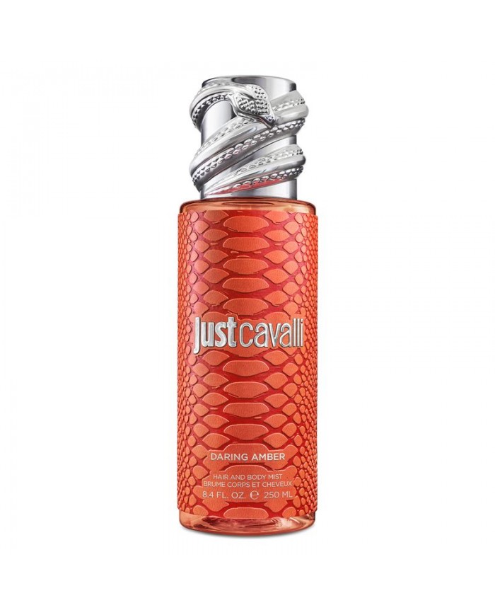JUST CAVALLI Daring Amber Acqua Profumata 250ml Corpo Sensoriale Irresistibile 8052464898091