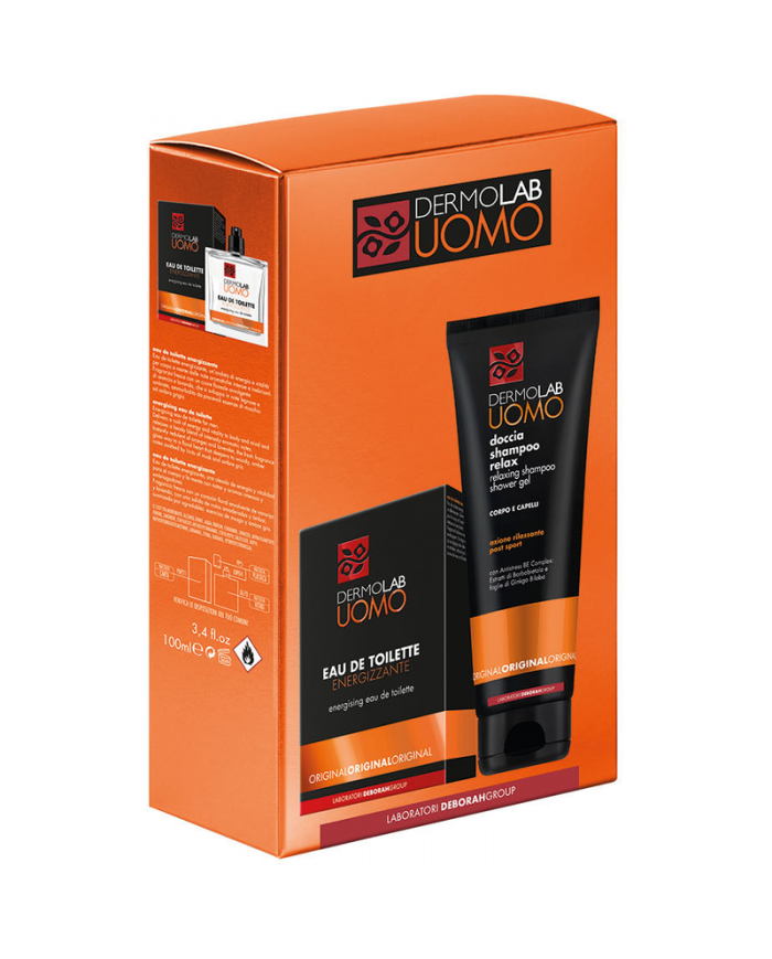 Cofanetto Dermolab Uomo Kit EDT 100ml + Doccia Shampoo 250ml Idea Regalo 8009518398021