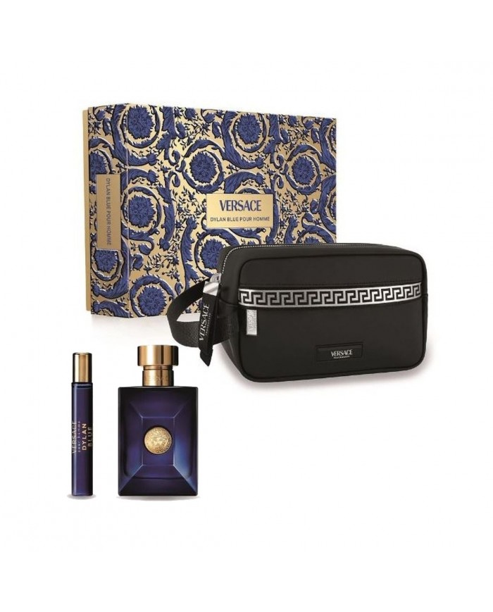 Versace Dylan Blue Confezione Regalo Uomo Profumo EDT 100ml + 10ml + Pochette 8011003893539
