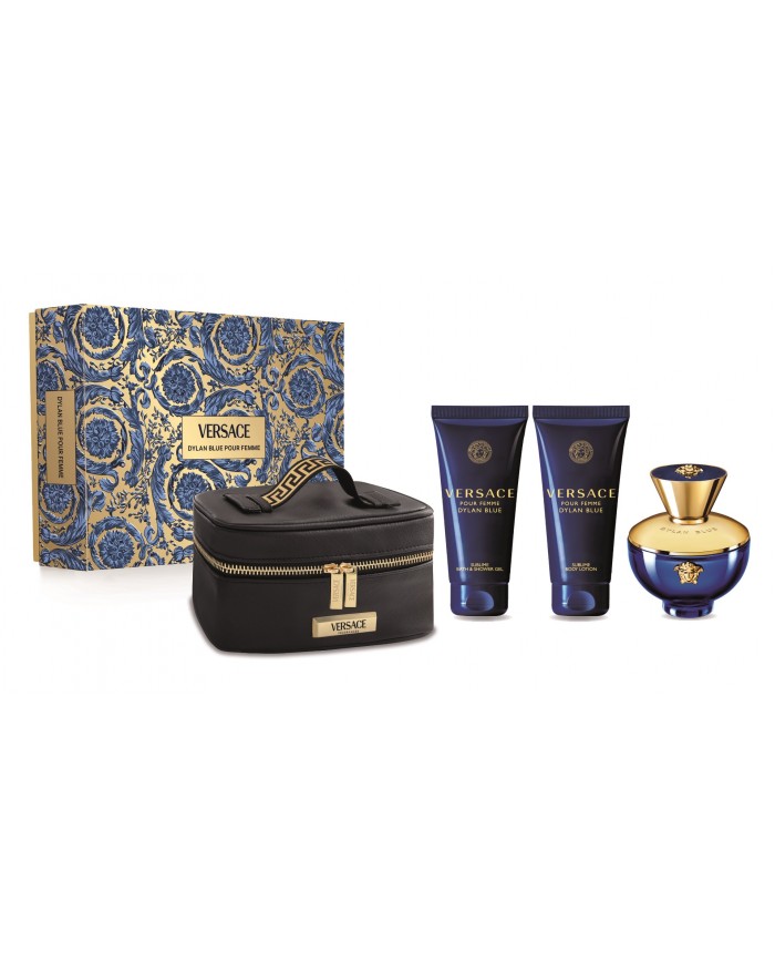 VERSACE Profumo Donna Dylan Blue 100ml Cofanetto Floreale Fruttato e Pochette 8011003893362