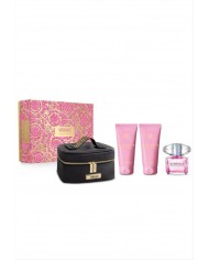 VERSACE Bright Crystal Cofanetto Profumo Donna EDT 90ml + Gel + Lozione + Beauty 8011003893232