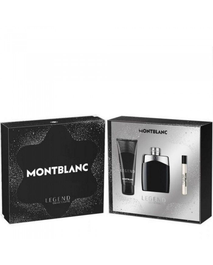 Montblanc conf. legend edt 100 ml + travel 7,5 ml + shower gel 100 ml 3386460139243