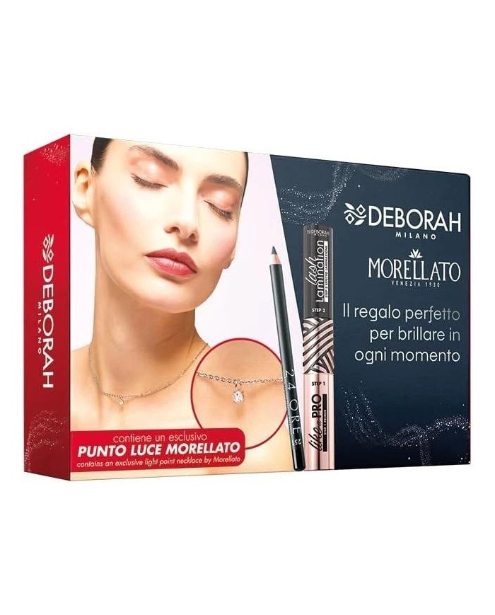 Kit Deborah Mascara Lamination Matita 24 Ore Nera Gioiello Morellato Punto Luce 8009518481044