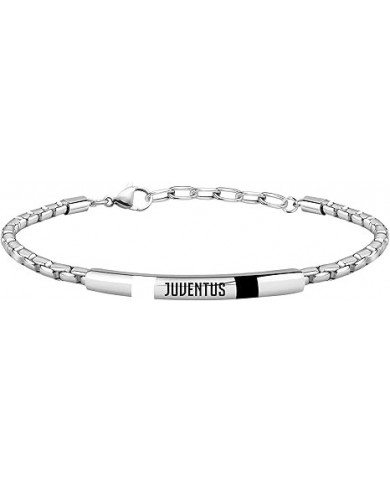 Juventus Bracciale Ufficiale Acciaio Logo Strisce Maglia Uomo/Donna Regalo 8055714346717