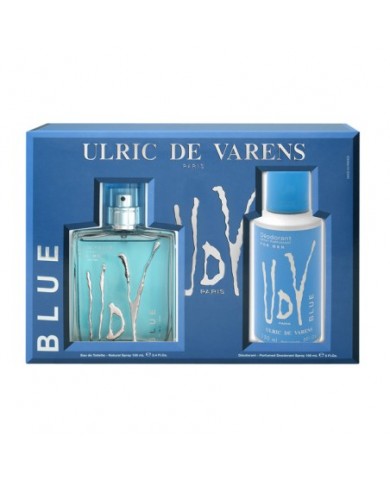 UDV Blue Ulric De Varens Cofanetto Uomo EDT 100ml + Deo Spray 200ml 3326240045456