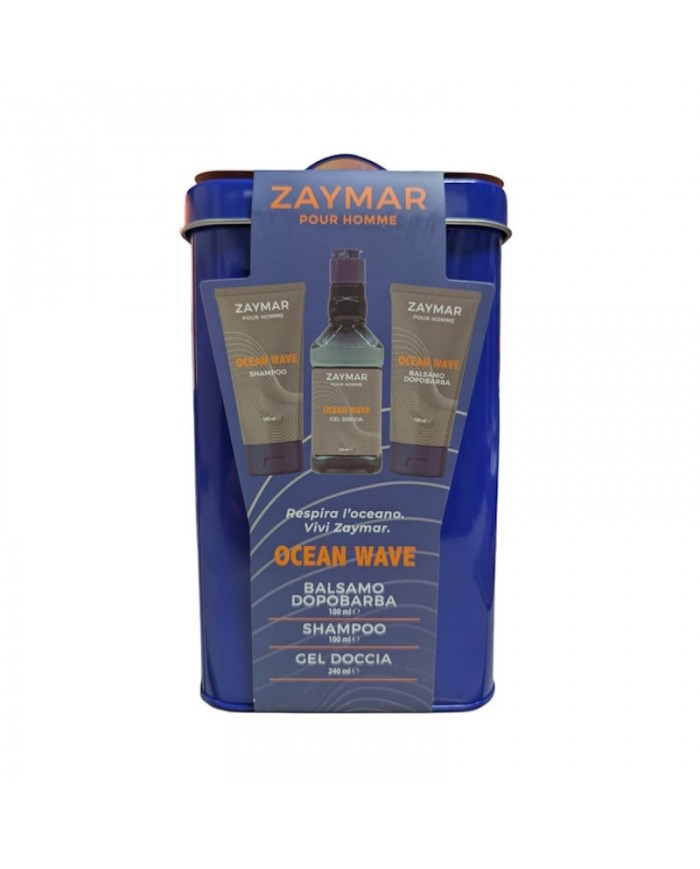 Set ZAYMAR Uomo Profumazione Marina Shampoo Dopobarba 100ml Gel Doccia 100ml 8056477280690