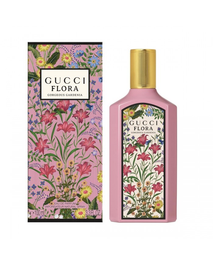 GUCCI Flora Gorgeous Gardenia 100ml EDP Donna Gelsomino Fiore di Pera 3616302022472