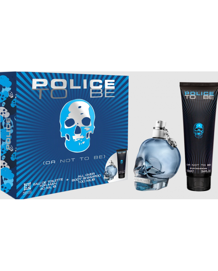 Police To Be Cofanetto Uomo EDT 40ml Spray Gel Doccia Teschio