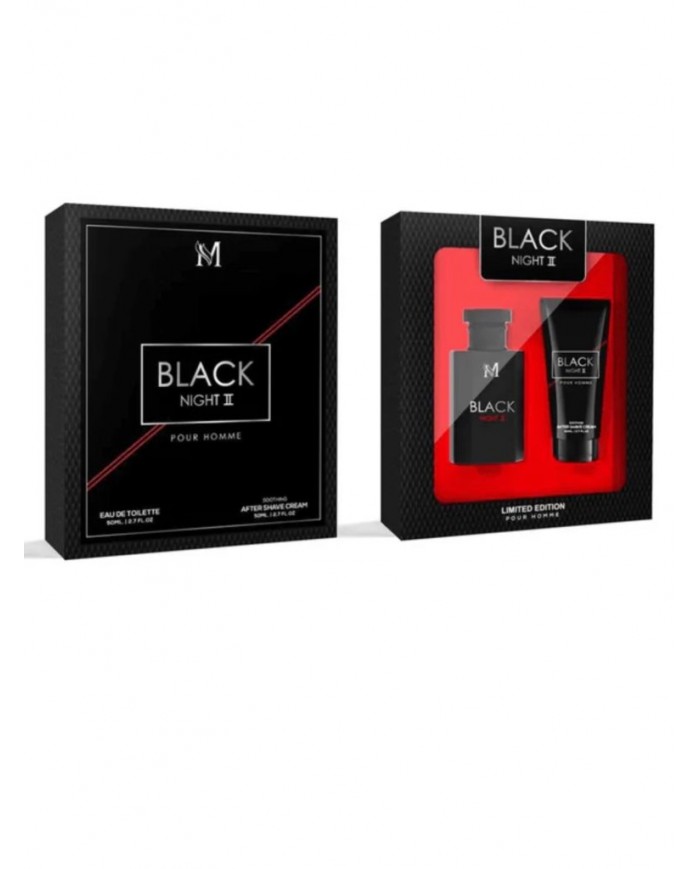 MIRAGE BLACK NIGHT II POUR HOMME SET EDT 50 ML V+ AFTER SHAVE CREAM 50 ML 8904174422717