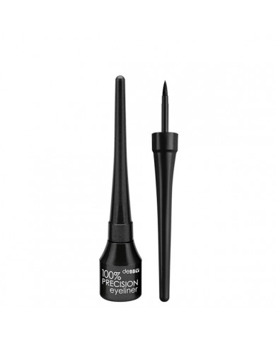 deBBY Eyeliner 100% Precisione Nero 01 - Liquido a calamaio Lunga Tenuta 8009518402711
