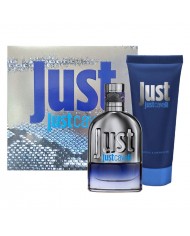 Set Just Cavalli Him Uomo EDT 30ml + Shower Gel 100ml Profumo Cuoio Originale