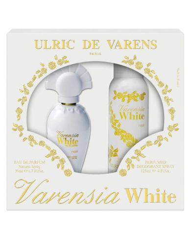 Ulric De Varens Varensia White Set EDP 50ml + Deodorante 125ml Profumo Donna